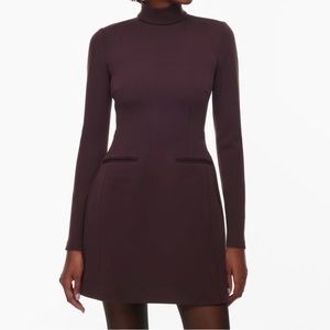 Aritiza Babaton Siza Dress in Deep Currant Red